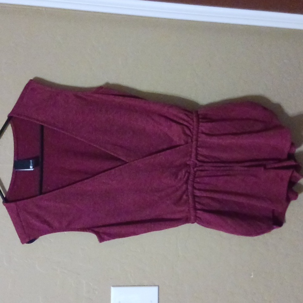 Burgundy/ Maroon Red Style Romper